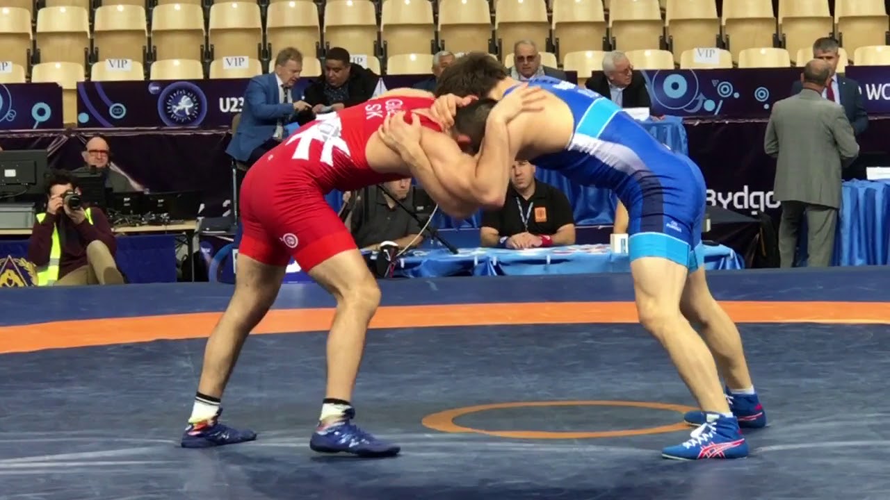 Final Gold Medal U23 World Wrestling Bydgoszcz in 74 KG Freestyle/ SVK