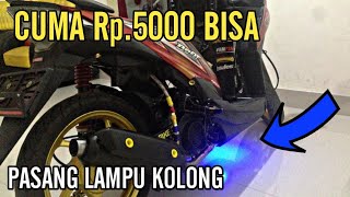 Tutorial Pemasangan LED RGB Kolong Di Motor - Warna dan Modenya Bisa Di Ganti-Ganti