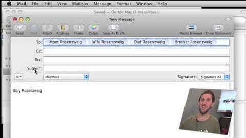 Address Book Groups (MacMost Now 229)