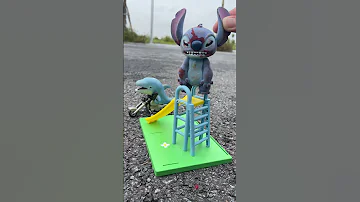Satisfying Unboxing Of The Cute Stitch Shark Toy Collection ASMR Toy Funny Disneycharacter 