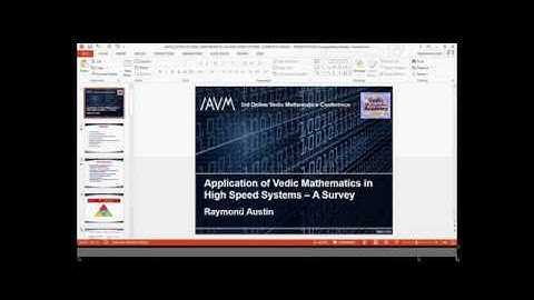 Application of Vedic Mathematics in High Speed Systems - A Survey  Raymond Austin