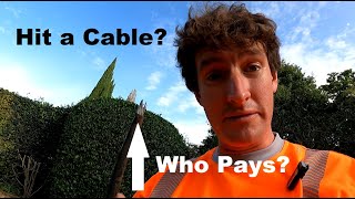 Hitting a cable or underground service? - Who pays?