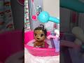 Baby Doll Bath Time Routine In Pink Bathtub #babyalive #babydolls #dolls #doll