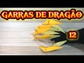 Como fazer garras de dragão 12 #dragonclaw #paperclaws