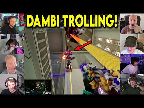 Valorant Streamers React To NS Dambi Trolling at ROPES vs NRG In VCT Champions
