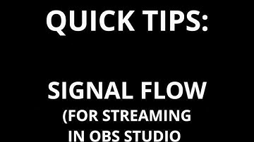 Quick Tips: Signal Flow for Streaming Tutorial (in Ableton with OBS Studio)