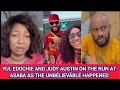 YUL EDOCHIE AND JUDY AUSTIN ON THE RUN AT ASABA AS THE UNBÉLIEVÃBLÉ HAPPENED 