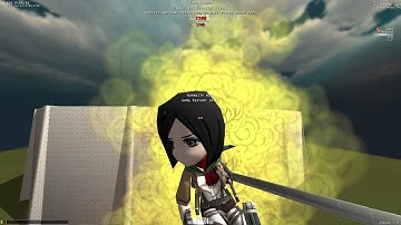 AoTTG: How to kill the Colossal Titan on hard BEFORE he kicks the gate open (Solo)