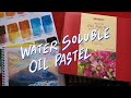 Mungyo Water Soluble Oil Pastel Swatches & Painting (Timelapse)
