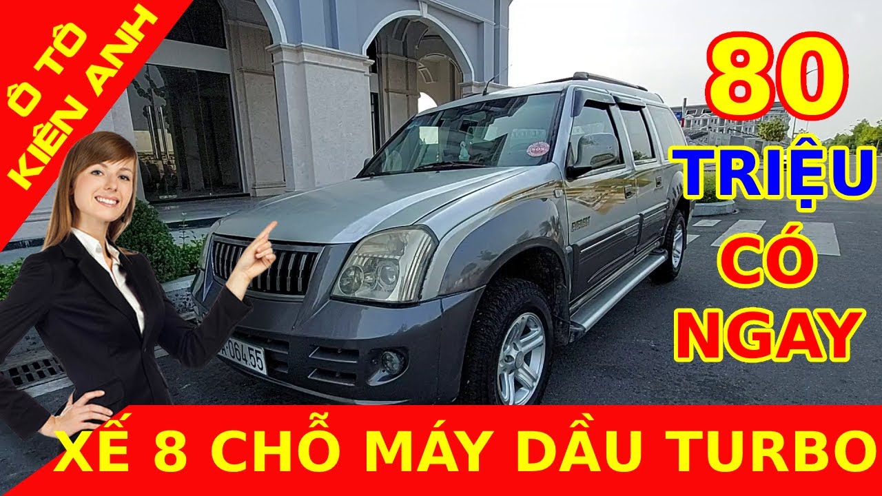 ( ĐÃ NHẬN CỌC ) HƠN 80 TRIỆU ĐÃ CÓ XẾ HỘP 8 CHỖ MÁY DẦU TURBO FORM DÁNG ...