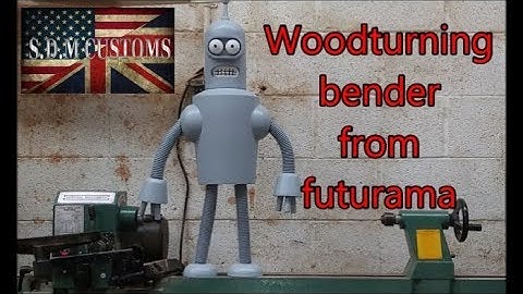 wood turning bender from futurama