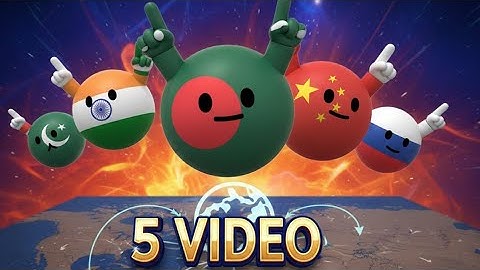 উত্তর কোরিয়ার জায়গায় যদি আমাদের বাংলাদেশ থাকতো তাহলে কেমন হতো ?5 country ball video #mapanimation