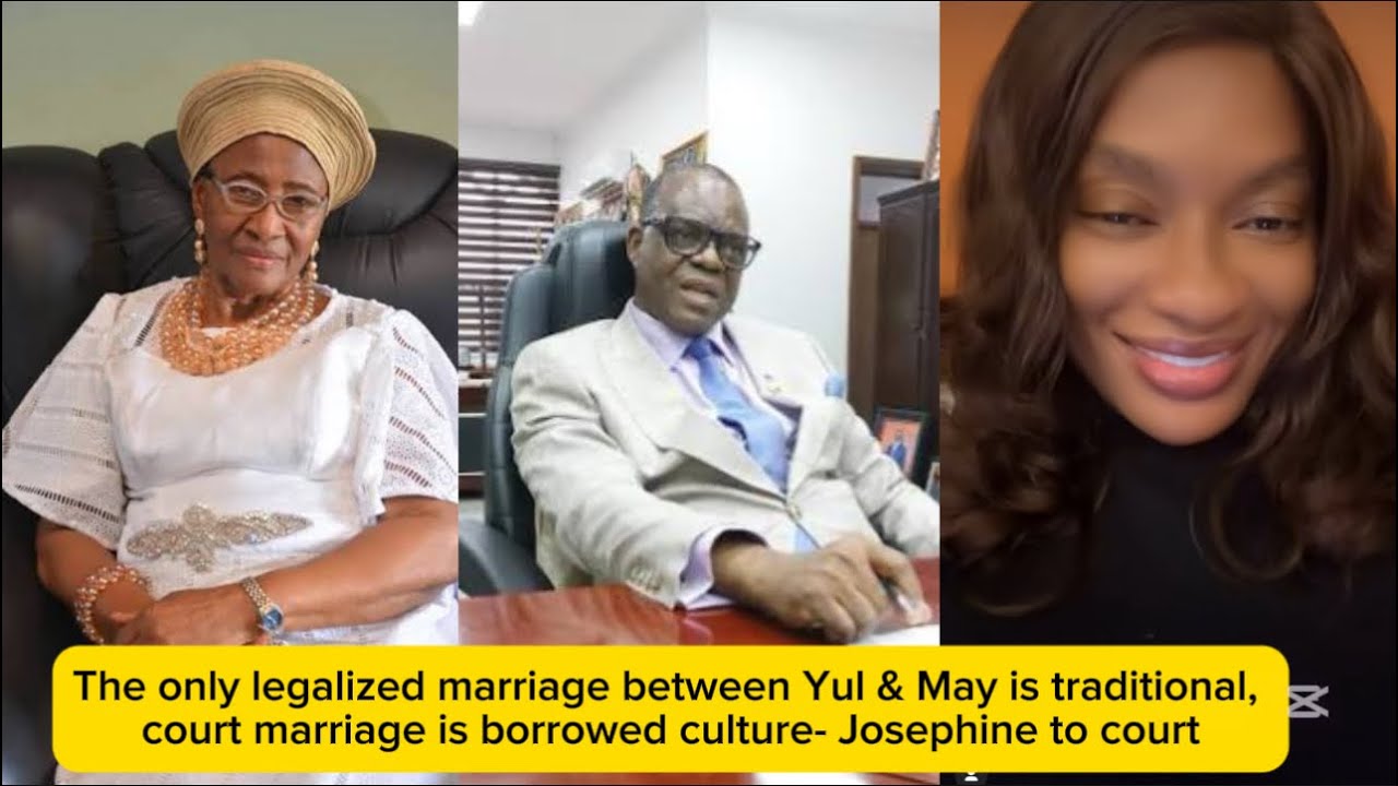 The only legalized marriage between Yul & May is traditional, court marriage is borrowed culture- ..
