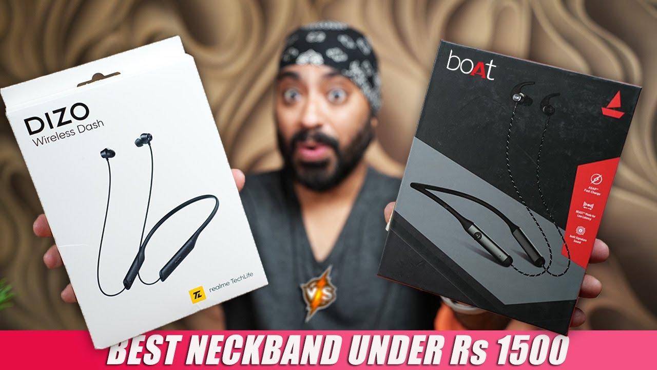 Dizo Wireless Dash vs Boat Rockerz 333 Comparison - Best Budget Neckband under 1500🔥