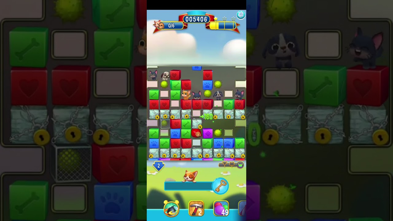 Pet Rescue Saga level 4777 one hammer
