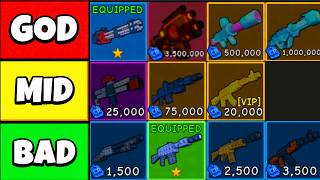 *NEW* The BEST Weapons Tier List for Survive Zombie Arena!