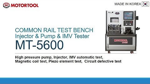 COMMON RAIL TEST BENCH Injector & Pump & IMV Tester MT-5600 MOTORTOOL