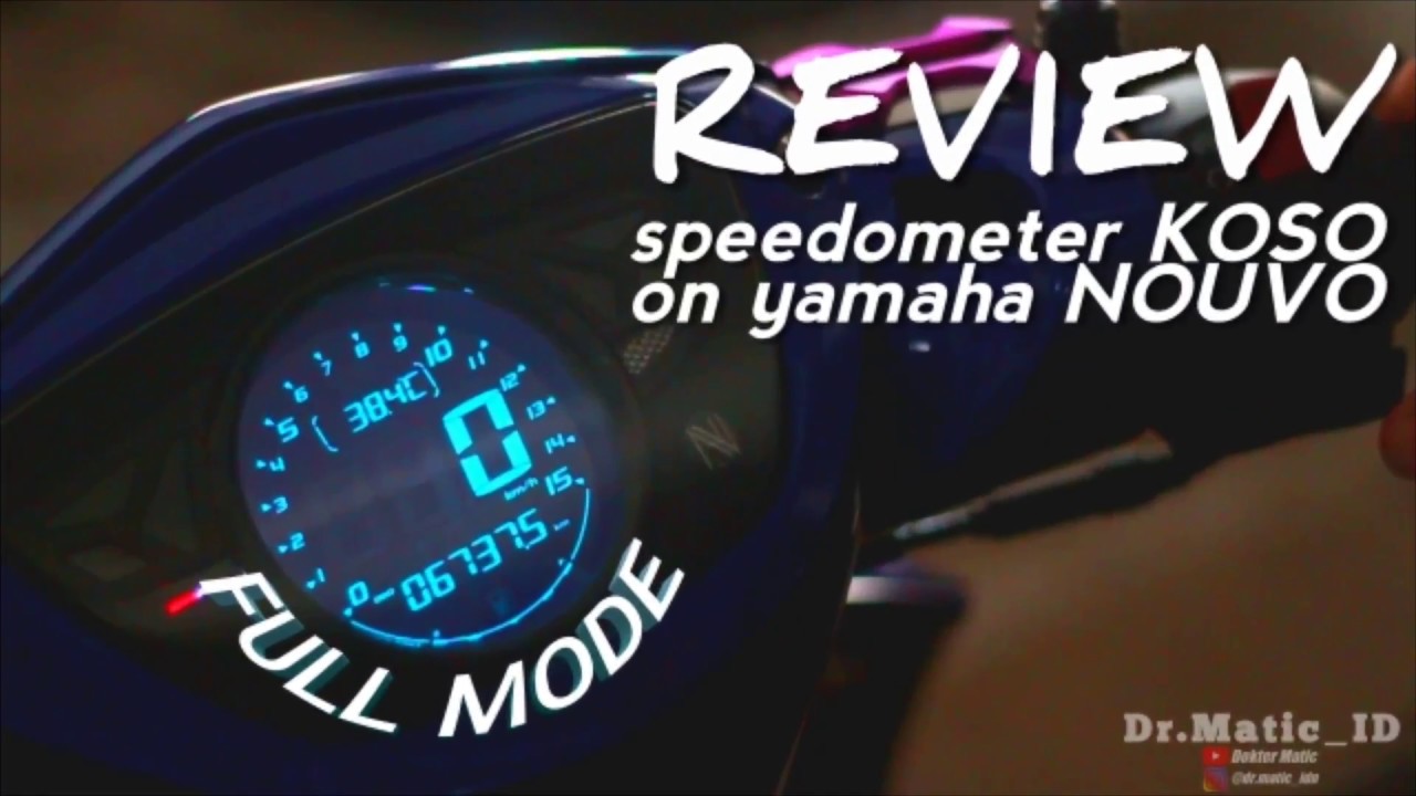 kosso speedokosso [VIDEO REVIEW] review speedometer KOSSO on yamaha