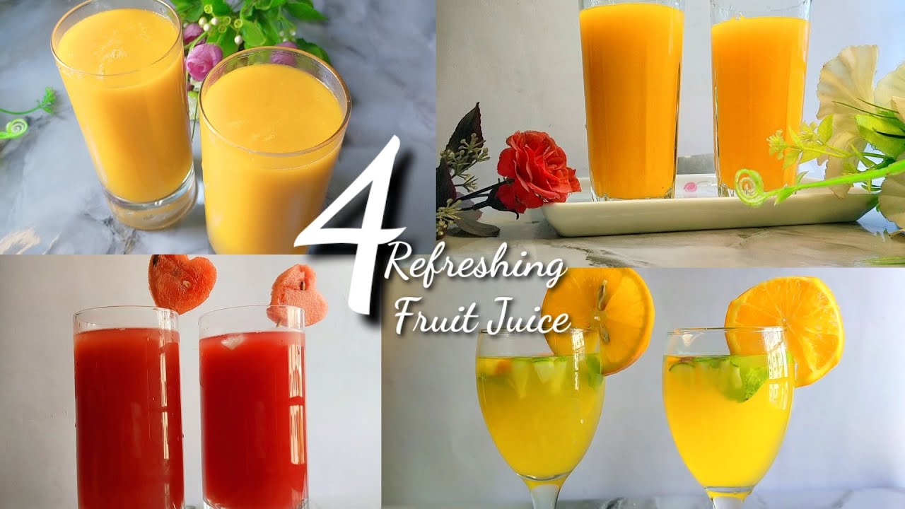 How To make fruit juice. 4 Refreshing Fruit Juice Recipe For Summer