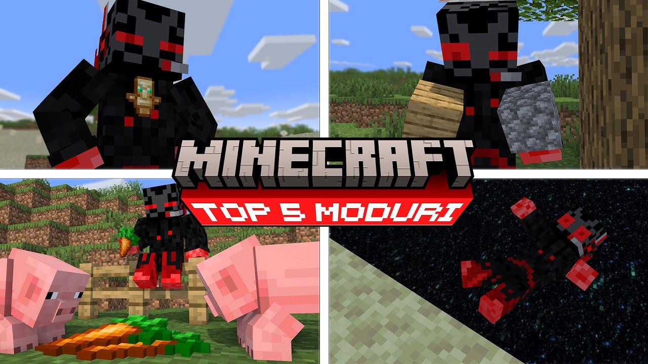 Top 5 Moduri care fac minecraftul mai Usor #2 - YouTube