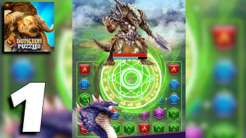 Dungeon Puzzles Match 3 RPG - Gameplay Part 1 (Android, iOS)