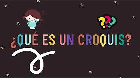 ¿Cómo se organiza un croquis?