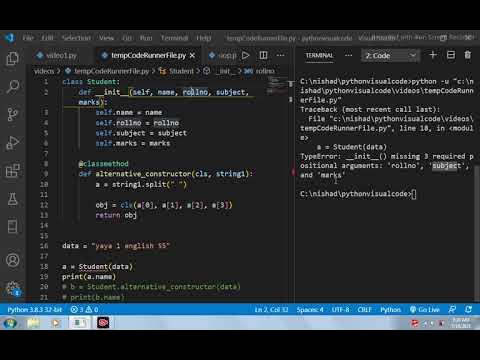 How to create Object with Class method in Python | Python class method ...