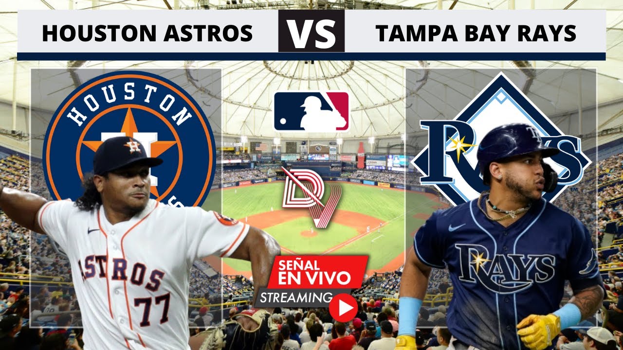 ASTROS DE HOUSTON CONSIGUE VICTORIA 4 POR 0 ANTE TAMPA BAY RAYS YouTube