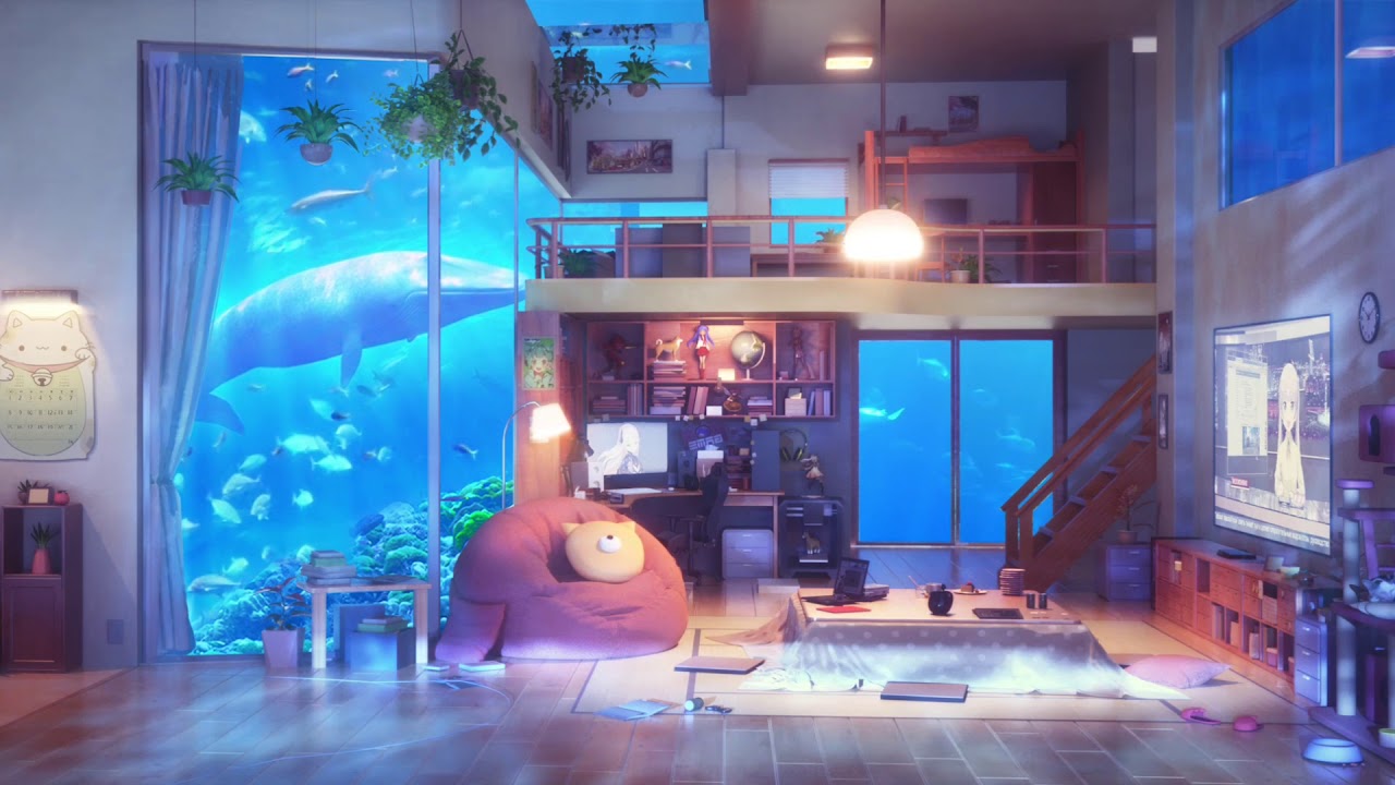 Muốn sống trong những con đường dưới nước mênh mông, tuyệt đẹp và đầy bất ngờ? Hãy tải ngay hình nền phòng khách anime với chủ đề dưới nước sống động này và mang đến một không gian sống đầy cảm hứng.