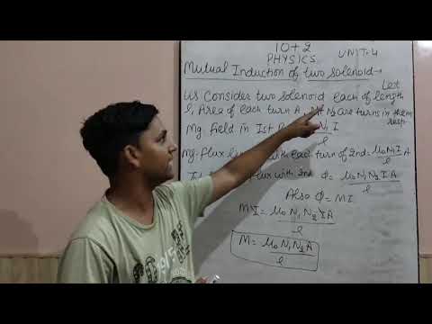 12 UNIT 4 MUTUAL INDUCTANCE OF TWO LONG SOLENOID - YouTube