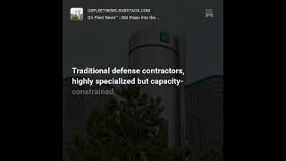 Detroit Re-Arms America: Inside GM’s Defense Pivot: #qfleetnews #shorts #news