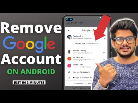 How to Remove Google Account from an Android Phone | How to sign out of Google Account Android