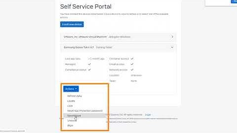 Sophos Mobile v9.5 | How to use the Self-Service Portal SSP | Sophos Tech Videos