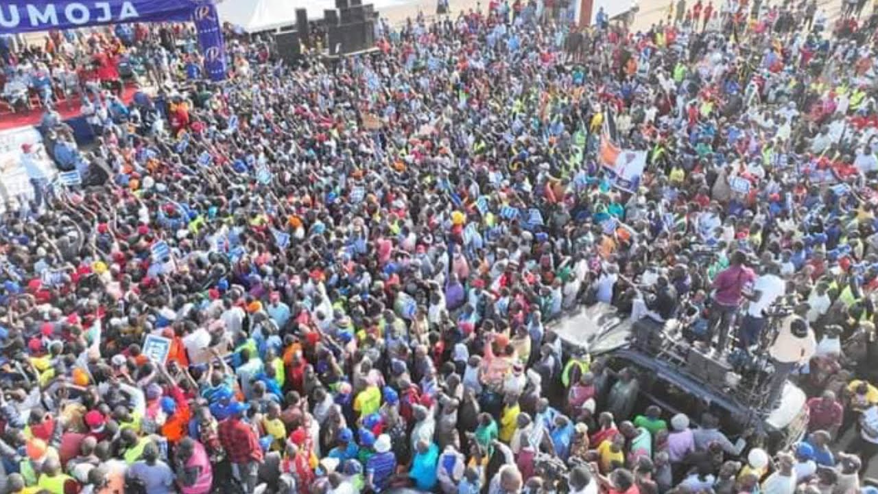Azimio Rally's LIVE; RAILA LEADING A HUGE AZIMIO RALLY IN KISII!! KENYANS ARE HAPPY ...