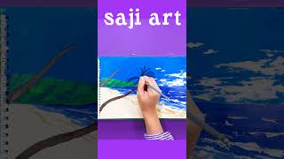 short video 116   acrylic painting with Saji Art  | #short  #acrylic #shortvideo