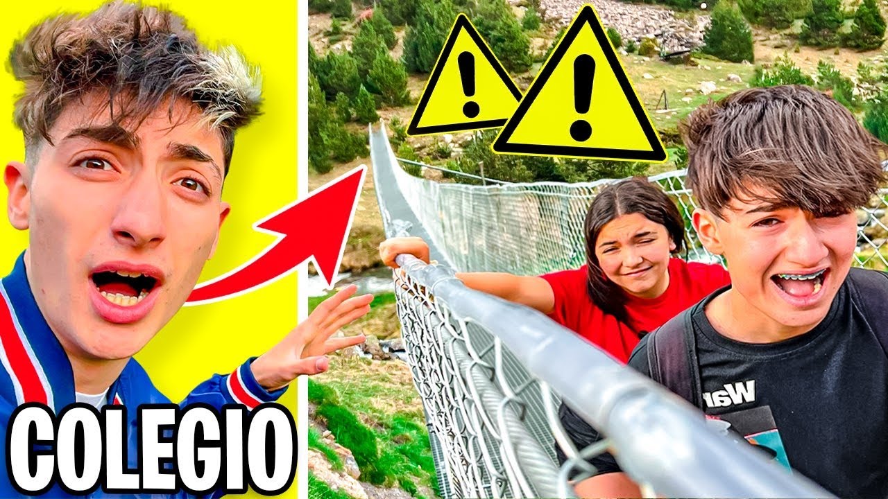 NIÑOS POBRES cruzan un PUENTE PELIGROSO para ir al COLEGIO!