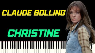 CLAUDE BOLLING - CHRISTINE (LE MAGNIFIQUE) | PIANO TUTORIEL