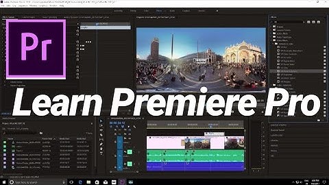 Learn Premiere Pro 2018  - How to Import a project, create a sequence and import media