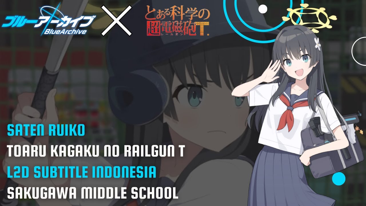 Saten Ruiko L2D (Sub Indonesia) - Blue Archive X Toaru Kagaku no ...