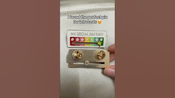 Perfect for introverts! #introvert #socialbatterypin #fyp #socialbattery