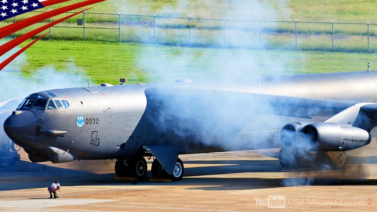 18009 コメント欄参照 Dの爆撃 ランチャー・ゲバラベース B-52爆撃機のスクランブル】全機緊急発進!驚異の15秒間隔