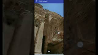 petra temple# jordhan#google earth