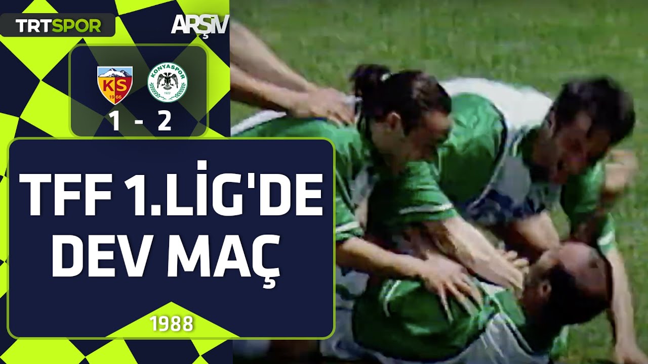 2002-2003 TFF 1.Lig KAYSERİSPOR - KONYASPOR 1-2 Maç Özeti