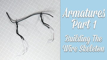 All About Armatures Tutorial- Building a Framework For Your Needle Felted Sculptures