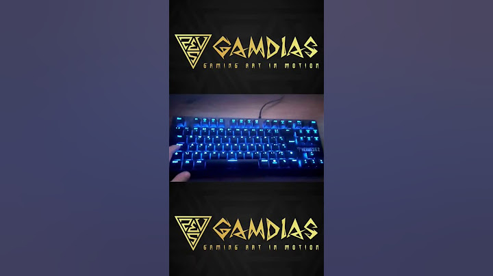 Gamdias hermes e2 rgb keyboard blue switch đánh giá năm 2024