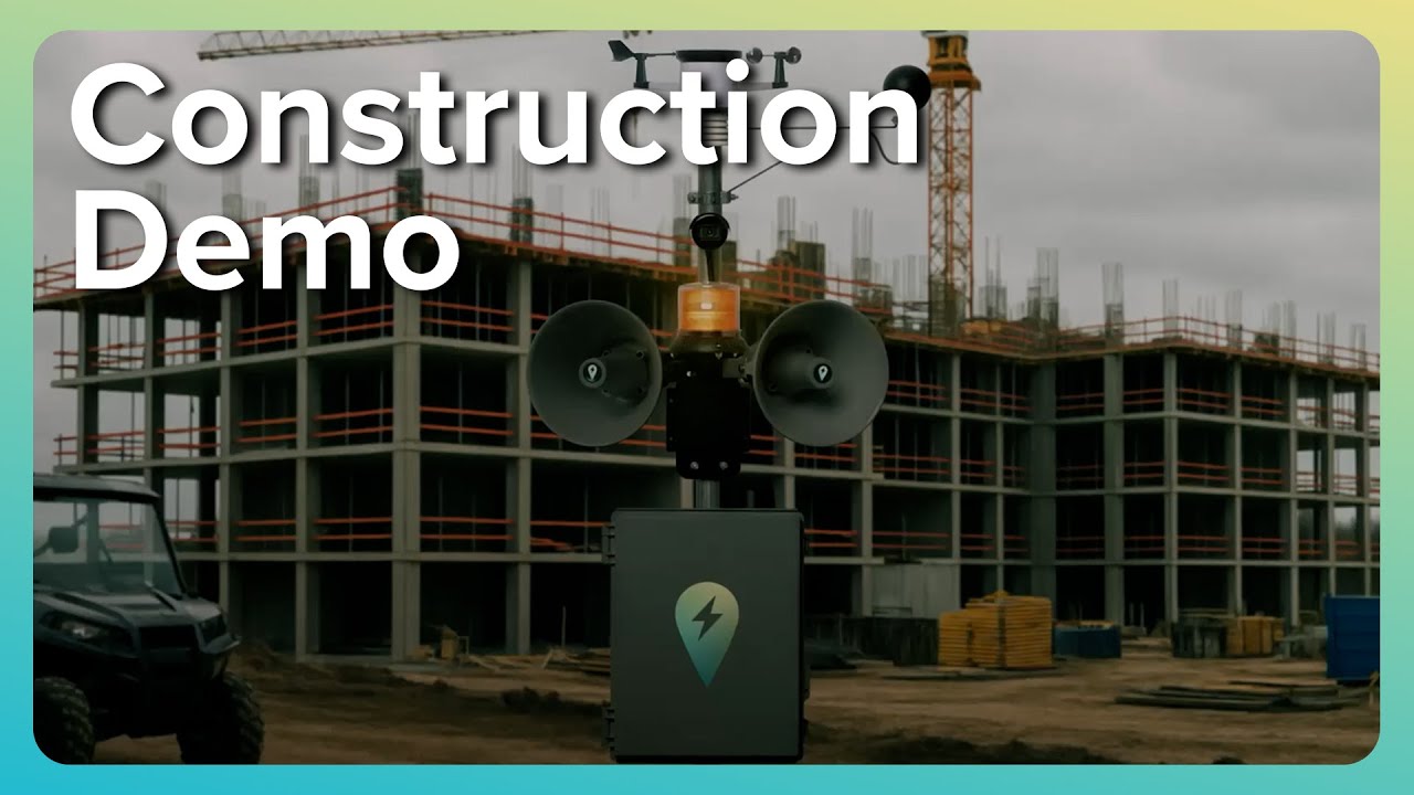 Perry Weather Outdoor Warning System Demo: Construction - YouTube