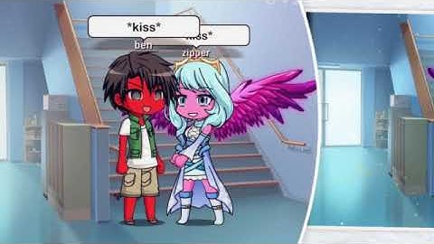 gacha love story (ben and zipper)