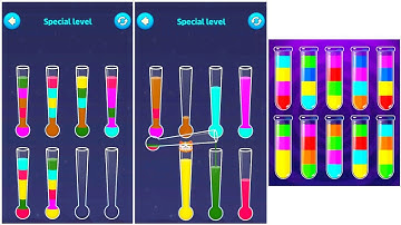 SortPuz Water Sort Puzzle Gameplay 13 , Android Games ios Walkthrough Simulator Think Brain