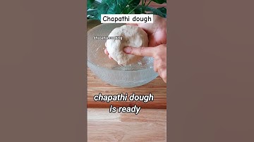 soft chapathi dough making recipe #shorts #short #youtubeshorts #trending