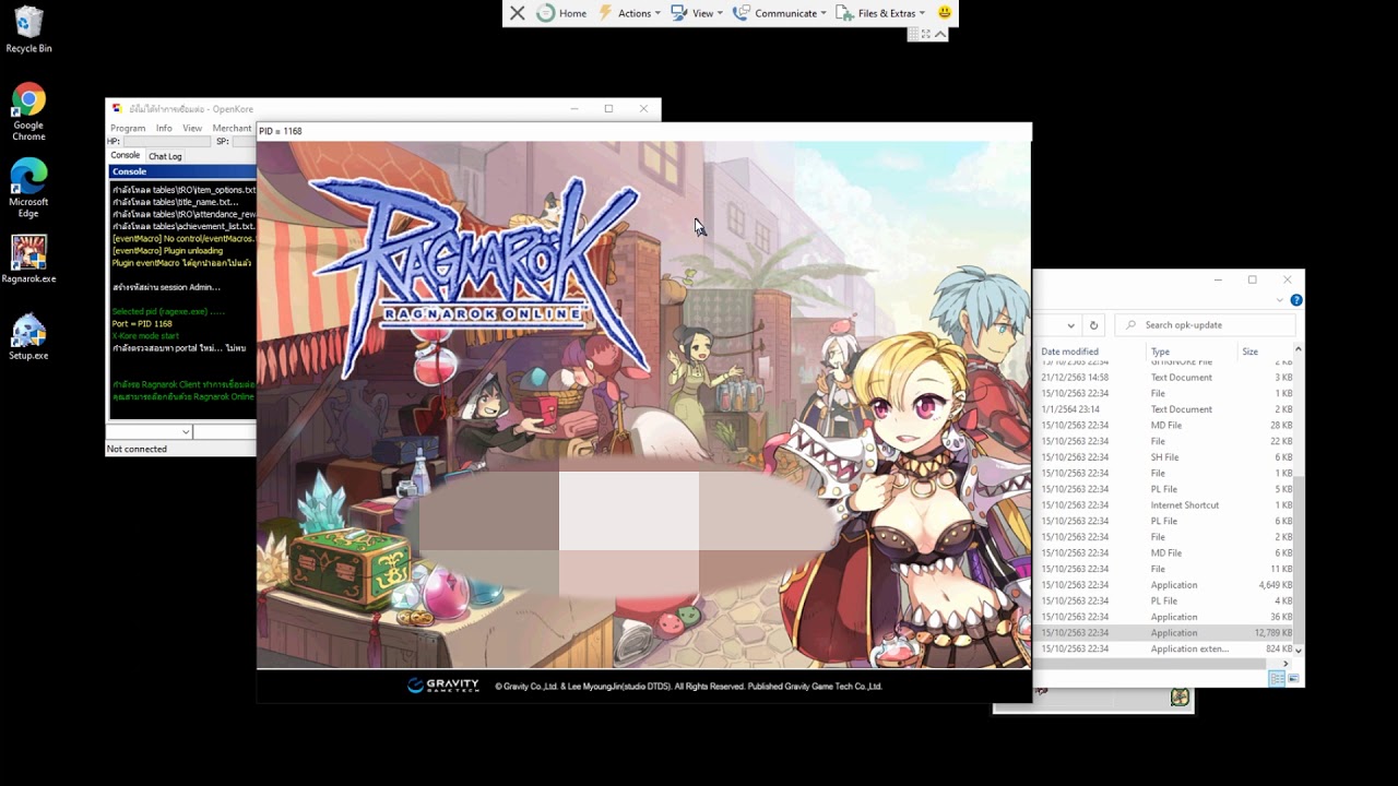 บอทแรค exe Update 2022 Bot Ragnarok 2021